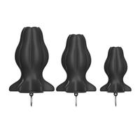 Plug anale Gel di silice Giocattoli del sesso anale Big Hollow Butt Plug Dildo Speculum vaginale Massaggio alla prostata Giocattoli del sesso Per Adulti