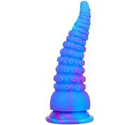 Plug anale Gel di silice Polpo Tentacolo Animale Dildo Colorato Mostro Dildo Anal Butt Plug Masturbatore Giocattolo del sesso Per Donne Giocattoli per adulti Macchina del sesso con dildo