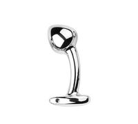 Plug anale Giocattoli anali G giocattolo Gancio anale in metallo cromato Butt Plug Dildo Plug anale Prodotti per adulti Dilatazione dell'ano Palline anali Prostata(M)