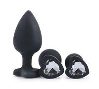 Plug anale Giocattoli del sesso del vibratore della pallottola di espansione del culo dei prodotti del massaggiatore della spina anale del silicone molle per le coppie