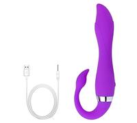 Plug anale Giocattoli sessuali con ricarica USB Per Donna Gel di silice Doppio motore G-Spot Vibratore a 36 frequenze Potente masturbatore con plug anale