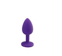 Plug anale Giocattoli sessuali Plug anale Silicone impermeabile 3 Giocattoli per adulti di diverse dimensioni Massaggiatore prostatico Anale SM(Viola-L)
