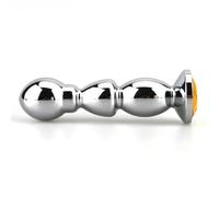 Plug anale Giocattolo del sesso anale gioiello con plug in metallo di grandi dimensioni Per maschio e donna Giocattoli anali Macchina del sesso Masturbatore Donne