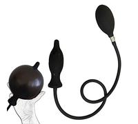 Plug anale gonfiabile Butt plug con pompa Grande dildo anale Espansione Silicone Massaggiatore prostatico Dilatazione della vagina Dilatatore dell'ano Masturbazione Giocattolo sessuale per uomini