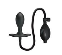Plug Anale Gonfiabile Dilatatore Uomo Donna Doldo con Pompetta Silicone Morbido