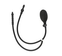 Plug anale gonfiabile doppia testa con pompa - dilatatore in silicone espandibile, per massaggio anale e vaginale, adatto a coppie e uso individuale