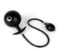 Plug anale Gonfiabile Enorme Butt Plug Anale con Sfera di Metallo Grande Dilatatore Anale Silicone Enorme Pompa per L'ano Massaggiatore Prostatico Espandibile Giocattoli Sessuali(Tipo B)