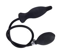 Plug anale gonfiabile in silicone - Vibratore anale giocattolo sessuale - Per donne e uomini - Perfetto per fetish e BDSM - Sistema sicuro ed ermetico per aumentare il piacere