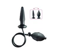 Plug dildo tappo piramide Anale gonfiabile dilatatore ano Sfintere Retto