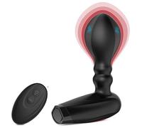 Plug anale Gonfiabile maschio vibratore remoto senza fili spina anale buttplug vibratore giocattoli del sesso Per uomini masturbatore macchina del sesso dildo