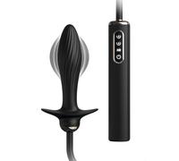 Plug anale gonfiabile vibrante dilatatore butt vibratore mini maxi dildo liscio