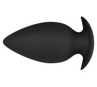 Plug anale grande dilatatore in silicone morbido big butt black fallo dildo XXL