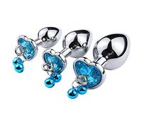 Plug anale Grande medio piccolo perline anali in metallo butt plug set campana anelli tirare anello gioielli cuore piombo ano gay giocattoli del sesso uomini donne