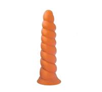 Plug anale Grandi palle anali Sex Shop Butt Plug Giocattoli del sesso anale Masturbazione Grandi perline anali Massaggiatore della prostata Giocattoli (A094-Gold S)
