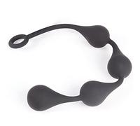 Plug anale Grandi perle anali in silicone Giocattoli sessuali Plug anale lungo Palline Ano Massaggiatore prostatico Plug anale gay(L)