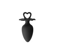 Plug anale Heart 3 Size Black Anal Butt Plug Set da allenamento Masturbazione Gel di silice Plug anale Masturbatore Giocattoli del sesso anale