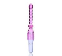 Plug anale Il sesso morbido del doppio vibratore del silicone gioca il massaggio dello stimolatore della spina anale del dildo delle coppie