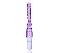 Plug anale Il sesso morbido del doppio vibratore del silicone gioca il massaggio dello stimolatore della spina anale del dildo delle coppie