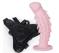 Plug anale Imbracatura per mutandine con dildo da donna, con imbracatura per cintura, giocattoli sessuali Per Masturbatore lesbico, giocattoli per adulti, macchina del sesso