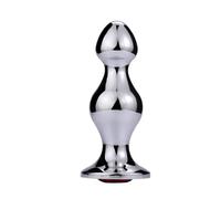 Plug Anale in Acciaio Inossidabile Palla Anale Piccolo, Medio, Grande, Butt Plug in Metallo con Base Diamantata, Dildo Anale, Plug Anale, Punto G, Masturbazione Prostatica, Giocattolo Del Sesso