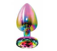 Plug anale set mini maxi dilatatore fallo kit anal butt con pietra in metallo