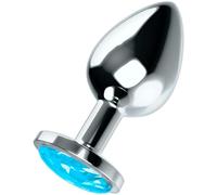 Plug Anale Acciaio Inossidabile Dilatatore Ano Diamante Dildo Non Vibratore Hard