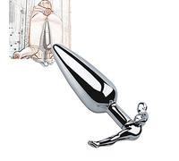 Plug anale in metallo, dildo anale, plug anale, stimolazione della prostata, in acciaio inox, perline di espansione, fetish, masturbazione, giocattolo sessuale per uomini e donne(Stil 3)