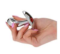 Fallo anale in metallo stimolatore massaggiatore per prostata plug tappo anal