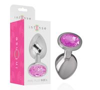 Plug Anale in Metallo Intense Diamond Jewel - Cristallo, Taglia L