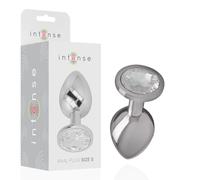 Plug Anale in Metallo Intense Diamond Jewel - Cristallo, Taglia S