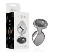 Plug Anale in Metallo Intense Diamond Jewel - Cristallo, Taglia S