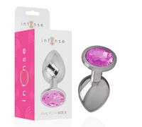 Plug Anale in Metallo Intense Diamond Jewel - Cristallo, Taglia S