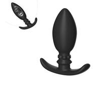 Plug anale in silicone con anello e sfera - stimolatore per orgasmi, set per massaggio anale e vaginale, ideale per coppia e uso individuale