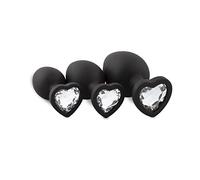 EasyToys Plug anale Anal Collection – Silicone con diamante – Cuore