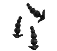 Plug anale in silicone kit dilatatore mini maxi indossabile dildo fallo a sfere