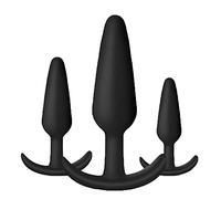 Plug Anale in Silicone Kit Sex Toys Stimolatore Della Prostata Giocattolo Sessuale per Uomini e Donne Giocattolo Avanzato Riduttore di Pressione 3 Pezzi