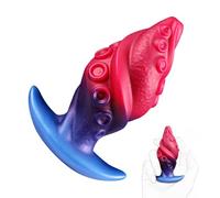 Plug anale in silicone liquido con base a T - Dildo anale per anal training, stimolazione mirata del punto G e della prostata, butt plug versatile per uomini e donne