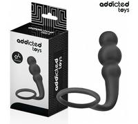Plug Anale in Silicone Medico Tripple con Anallo Fallico erezione Dilatatore