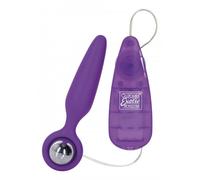 Plug anale in silicone vibrante mini dilatatore vibratore indossabile piccolo