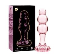 Plug Anale in Vetro Borosilicato Nebula Series Modello 1 - Rosa