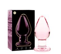 Plug Anale in Vetro Borosilicato Nebula Series Modello 3 - Rosa