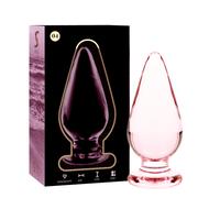 Plug Anale in Vetro Borosilicato Nebula Series Modello 4 - Rosa