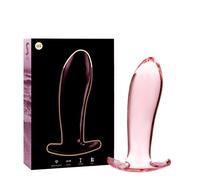 Plug Anale in Vetro Borosilicato Nebula Series Modello 5 - Rosa