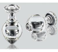 Plug anale in vetro fallo dilatatore anal butt plugin dildo glass sex toy stimol