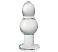 Plug Anale In Vetro, Plug Anale In Cristallo Con 2 Sfere, Dildo Anale In Vetro, Allenatore Anale, Palline Anali, Giocattoli Sessuali Per Uomini E Donne, Masturbazione, Regalo Di San Valentino (XL)