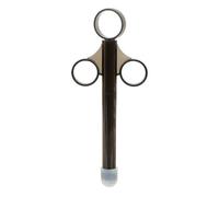 Plug anale Iniettore di olio lubrificante da 10 ml Strumenti puliti Plug anale Blocco del culo Dilatatore Prostata Giocattoli del sesso Prodotti per adulti Erotico (B-nero)