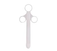 Plug anale Iniettore di olio lubrificante da 10 ml Strumenti puliti Plug anale Blocco del culo Dilatatore Prostata Giocattoli del sesso Prodotti per adulti Erotico (B-bianco)