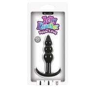 Sex Toys Anal Toys JELLY RANCHER T-PLUG RIPPLE BLACK Sexy Shop