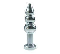 Plug anale Lunghezza 113mm Perline di metallo Plug anale gioiello Gioiello Bum Giocattoli sessuali Per Donne Uomini Giocattoli anali Macchina del sesso Masturbatore