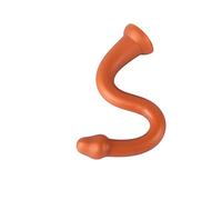 Plug anale lungo plug anale serpente dildo enorme butt plug con tazza ano masturbatore cortile giocattoli erotici per adulti (Golden L)
